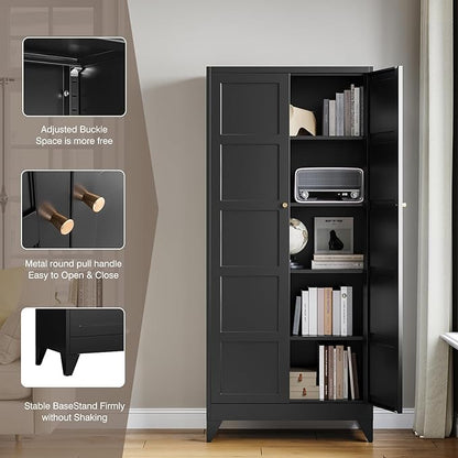 Yizosh Metal Storage Cabinet - Image 6