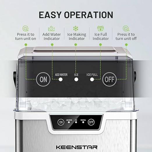 KEENSTAR Nugget Ice Maker Countertop - Image 8