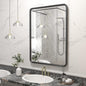 22x30 Inch Black Matte Framed Mirror by GOLOMO