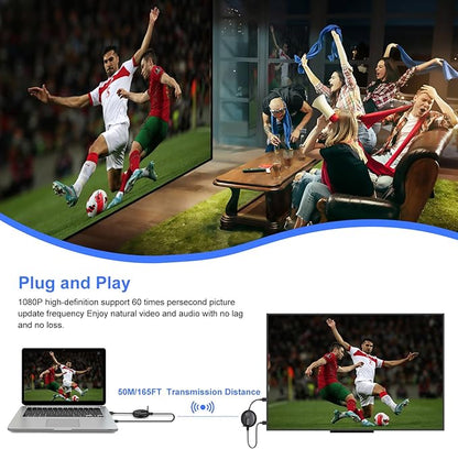 YUYUNLOMN Wireless HDMI Two Receivers and One Transmitter, 2.4/5GHz Wirelessly - Image 6
