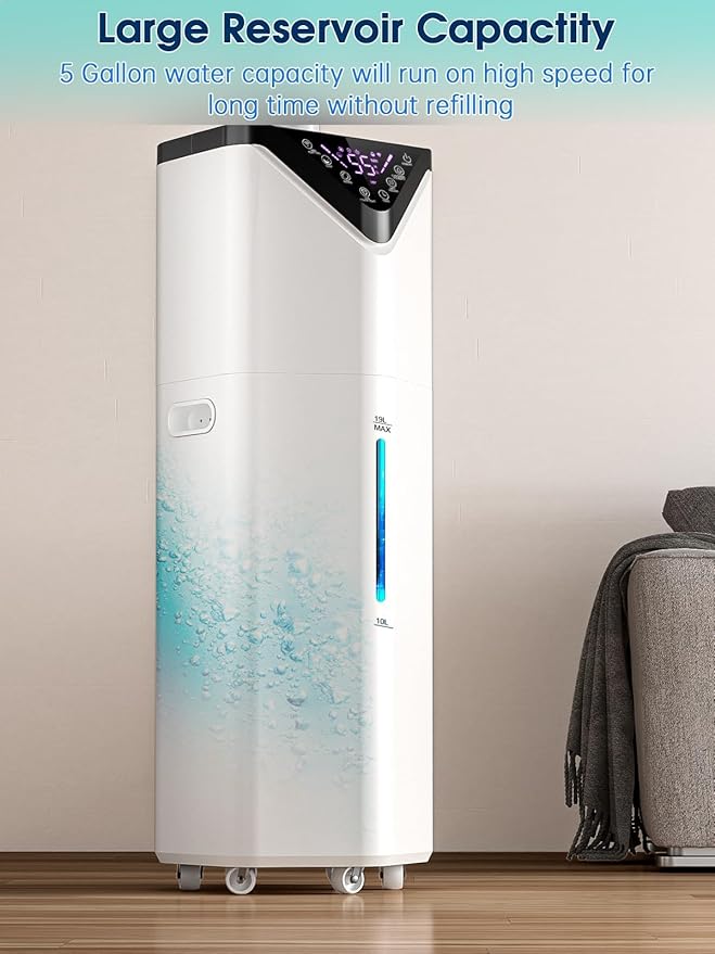 19L/5Gal Humidifiers for Bedroom Large Room 2800 sq ft, Quiet Humidifiers for - Image 7