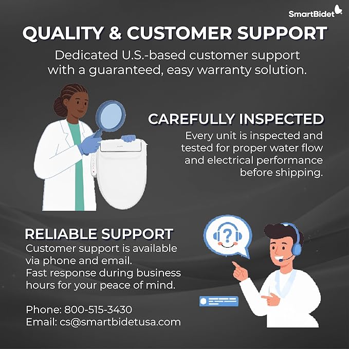 SmartBidet® SB-2000WE Electric Smart Bidet Toilet Seat - Image 14