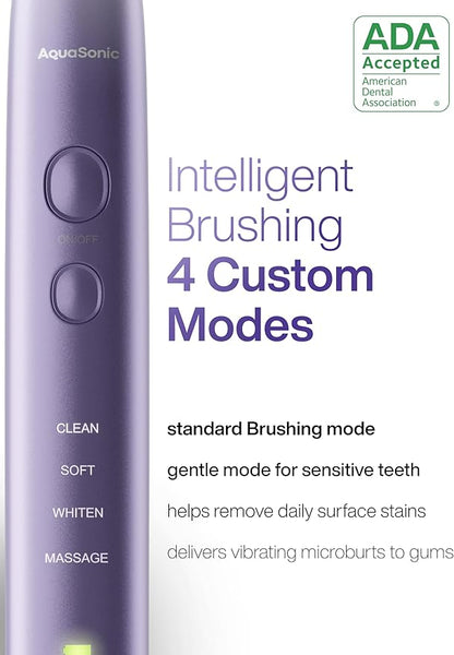 Aquasonic Vibe Series Ultra-Whitening Toothbrush – ADA Accepted Electric - Image 4