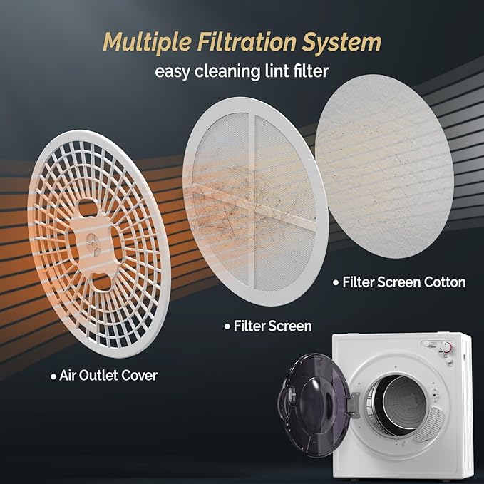 ROVSUN 2.6 Cu.Ft. Portable Dryers - Image 5