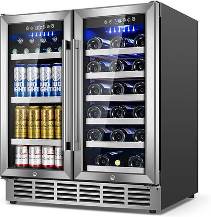 30Inch Wine and Beverage Refrigerator by Velivi