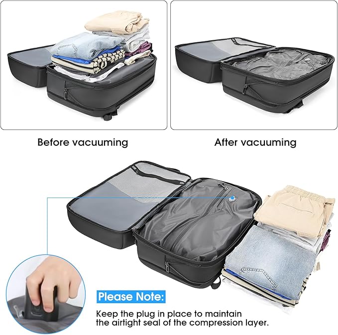 Vacuum Seal Travel Backpack, Expandable Vacpack Backpack - Image 2