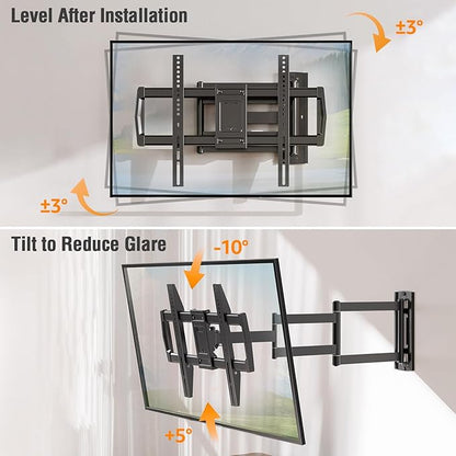 ELIVED Long Arm TV Wall Mount for Most 42-75 Inch TVs, 30 Inch Long Extension - Image 5
