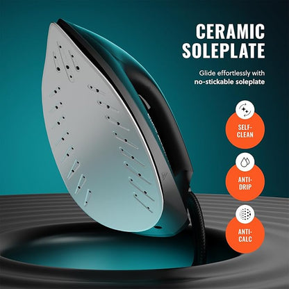 Pursteam Steam Station Max Ceramic Soleplate Steam Iron - Image 3