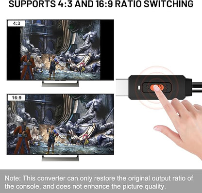 Azduou PS2 to HDMI Adapter HD-Link Cable - Image 6