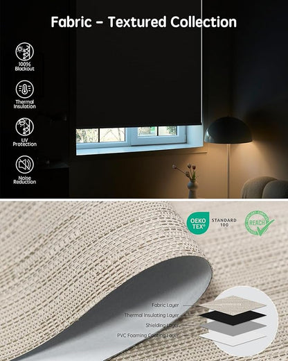 Yoolax Motorized Blinds with Remote, Automatic Window Shades Work with Alexa - Image 6