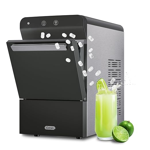 Gevi V2.0 Nugget Ice Maker, 38lbs/24H Countertop Pellet Ice Machine by Gevi