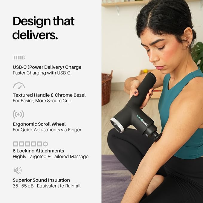 Ekrin Athletics Kestrel Massage Gun: Enhanced Precision & Comfort - Image 7
