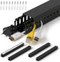 ZhiYo H1.4 W1.6in Professional Server Rack Cable Management Raceway, 66in Cable by ZhiYo