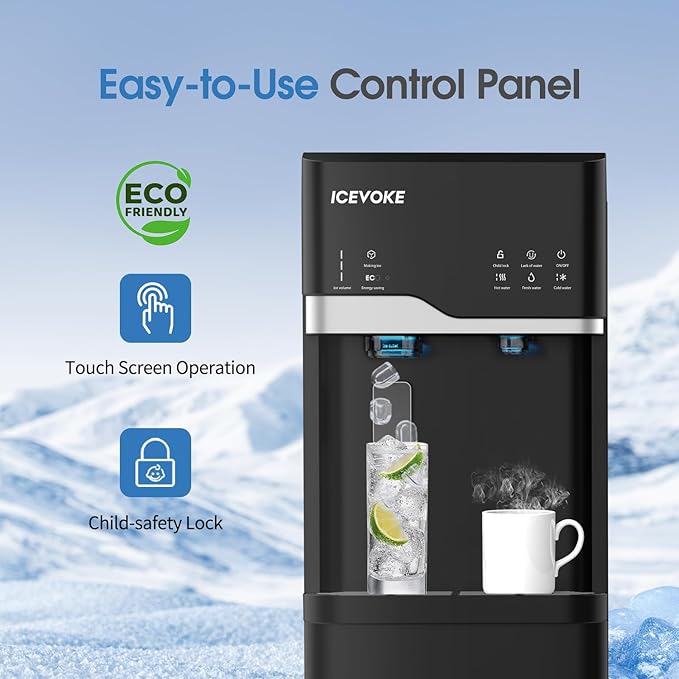 4-in-1 Self-Cleaning Ice & Water Machine - Image 3