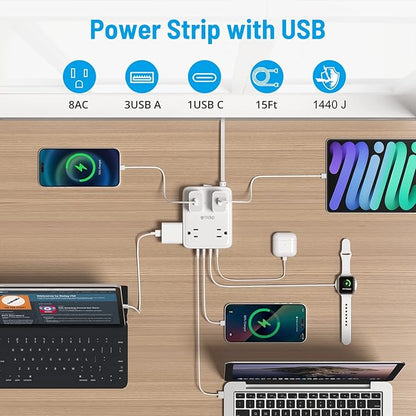 TROND Surge Protector Power Strip - Image 2