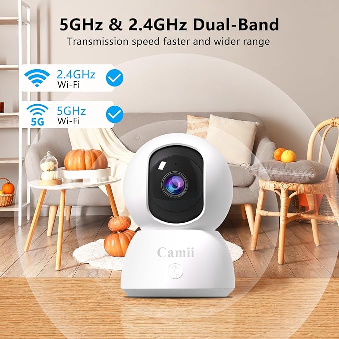 2K Pet Camera Indoor, 5G/ 2.4G Indoor Cameras - Image 2