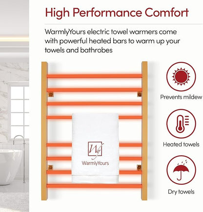 WarmlyYours Heated Towel Rack for Bathroom - Image 4