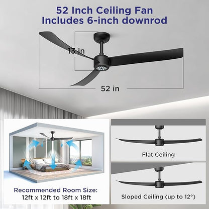 ocioc 52 Inch Ceiling Fans - Image 6