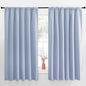 NICETOWN Blackout Curtains for Bedroom, Vintage Blue, 1 Pair, 70 by 63-inch by NICETOWN