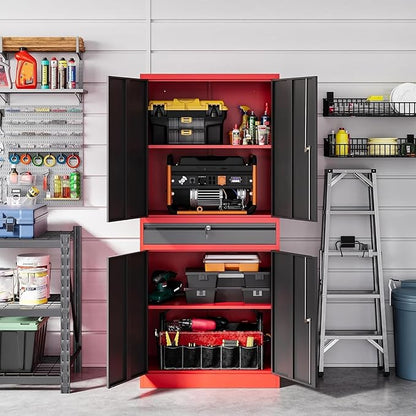 Letaya Metal Garage Storage Cabinet - Image 6