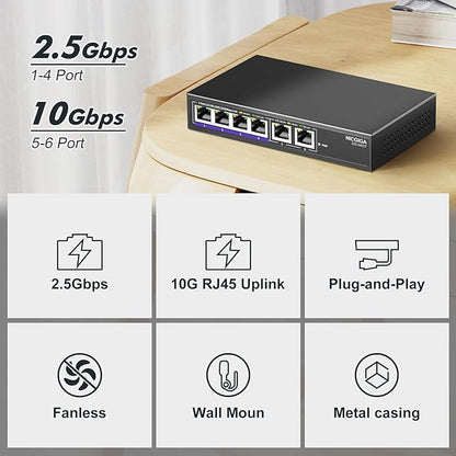 10Gbe Ethernet Switch Unmanaged - Image 4