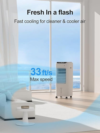 Landeagle 32" Swamp Cooler Air Conditioner, 1800CFM Evaporative Coolers - Image 4