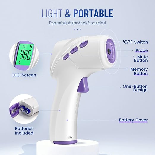 No-Touch Thermometer for Adults and Kids, Digital Thermometer - Image 5