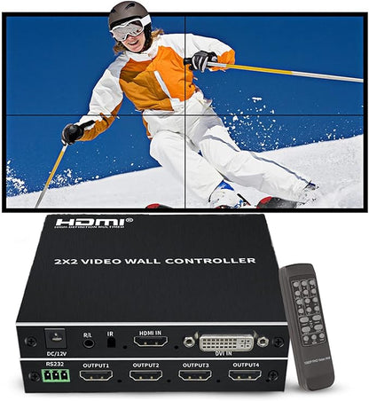 Video Wall Controller, 4K HD Display Seamless Splicing Processor - Image 8