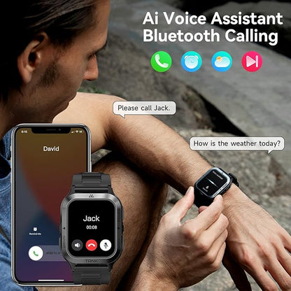 AMAZTIM Smart Watch, 60 Days Extra-Long Battery, 50M Waterproof, Rugged - Image 3