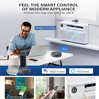 ROVSUN 8000 BTU Inverter Window Air Conditioner - Image 4