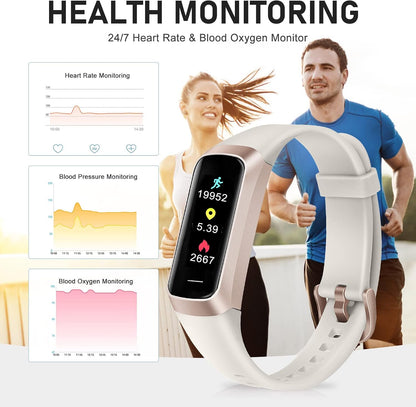 fitness tracker with 24/7 heart rate, activity trackers, close-up detail