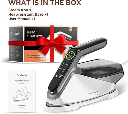 Newbealer Steam Generator Iron, 1500W Turbo Steamer - Image 9