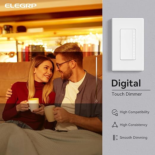 ELEGRP Dimmer Switch, Digital Dimmer Light Switch - Image 3