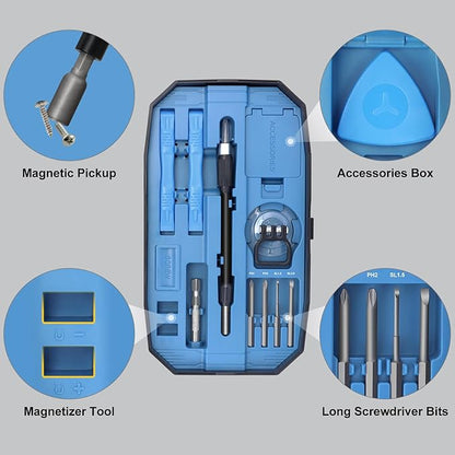 STREBITO Precision Screwdriver Set 153 in 1 Small Magnetic Screwdriver Set - Image 6