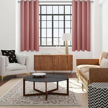 DWCN Room Darkening Curtains for Living Room, Solid Thermal Privacy Protection - Image 2