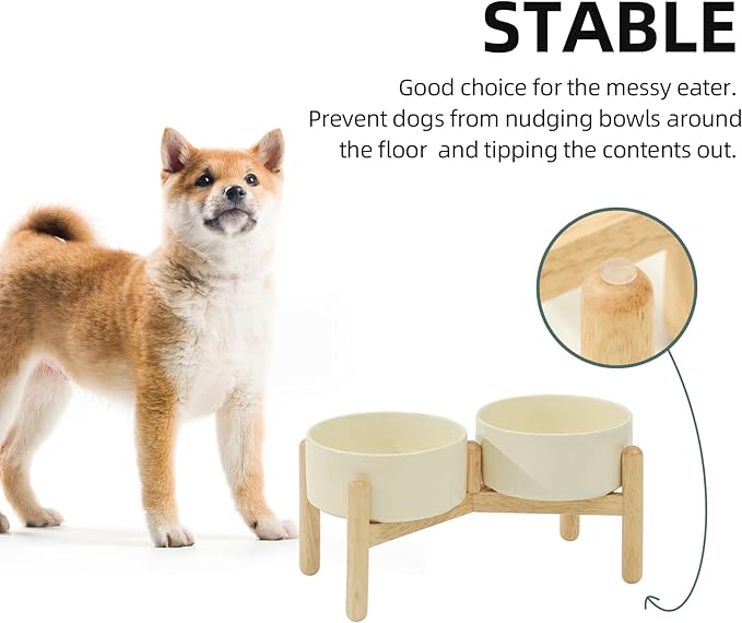 Ceramic 6.1inch Raised Dog Bowl - Image 7