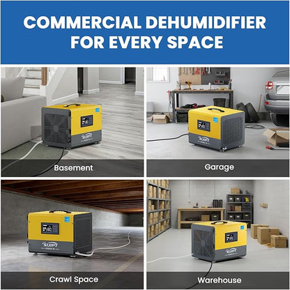 Crawl Space Dehumidifier with Pump, Sijipt 70 Pints Commercial Dehumidifier - Image 7