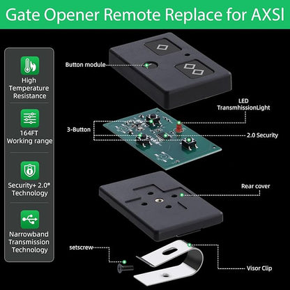 3-Button Remote Transmitter Replace - Image 3