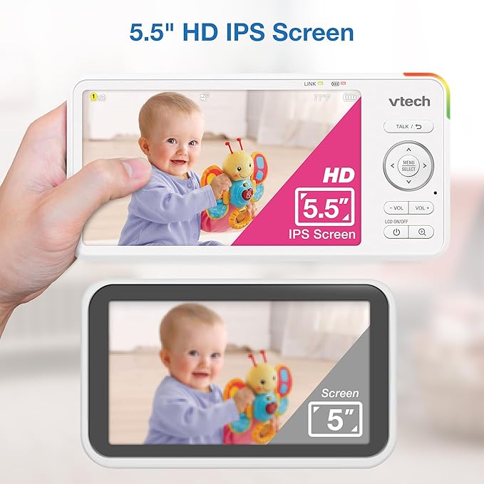 VTech 2-Cameras Advanced HD Video Baby Monitor - Image 3