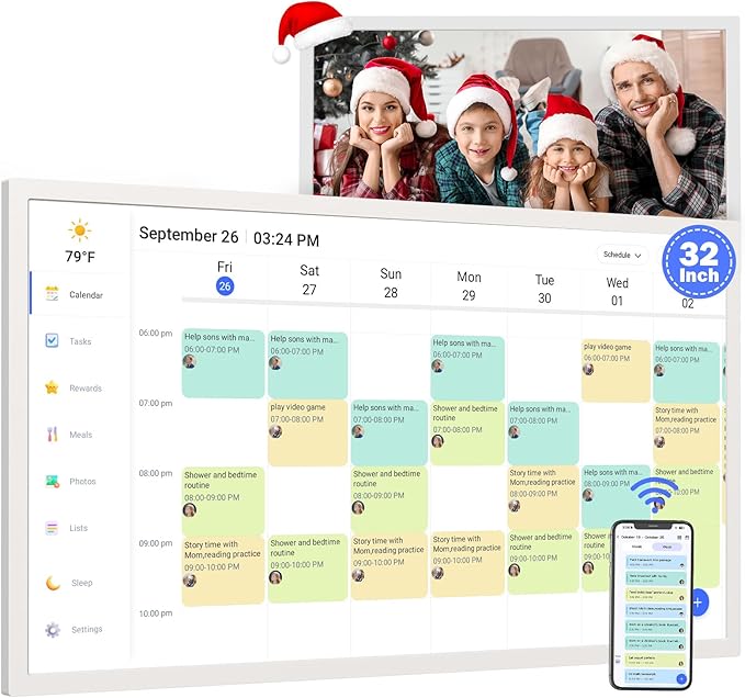 Smart Digital Calendar & Chore Chart by FULLJA