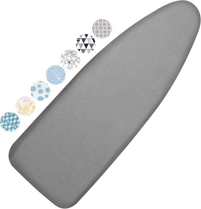 Ironing Board Cover and Pad, 18x49 Extra Wide Thick Iron Padding, Scorch & by Dalykate