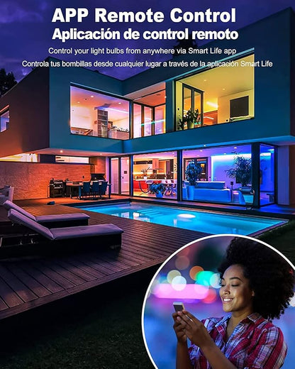 OHLUX Smart Light Bulbs, Color Changing LED Bulbs - Image 3