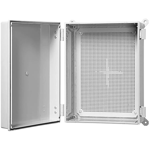 Co. ABS 11.81" x 15.7" x 6.7" Waterproof IP67 Hinged Electronics Distribution - Image 2