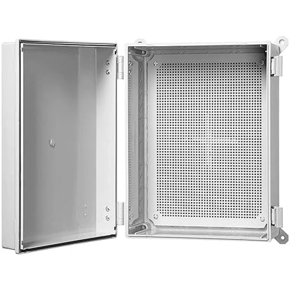 Co. ABS 11.81" x 15.7" x 6.7" Waterproof IP67 Hinged Electronics Distribution - Image 2