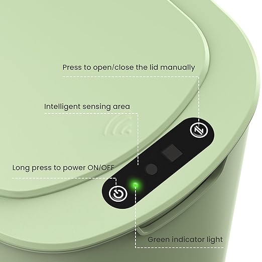 Cesun Automatic Motion Sensor Bathroom Trash Can - Image 6