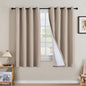 H.VERSAILTEX Linen Curtains 100% Blackout Curtains by HVERSAILTEX