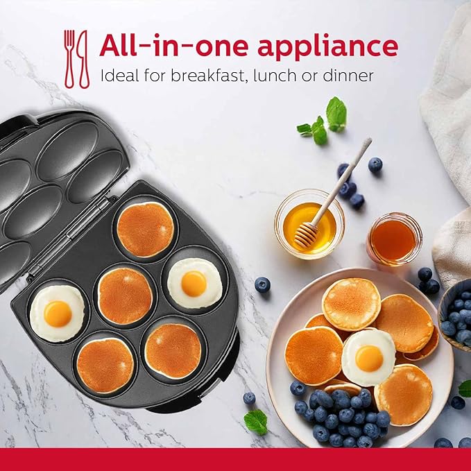 Holstein Housewares Non-Stick 6-Section Multi-Food Maker - Image 2