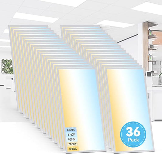 AIKVSXER 36 Pack 2x4 LED Flat Panel Light by AIKVSXER