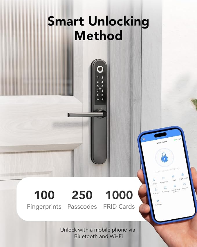 Smart Door Lock Fingerprint Door Lock - Image 4