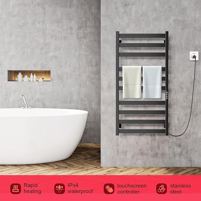 Towel Warmer, Stainless Steel Towel Warmer Rack - Image 2